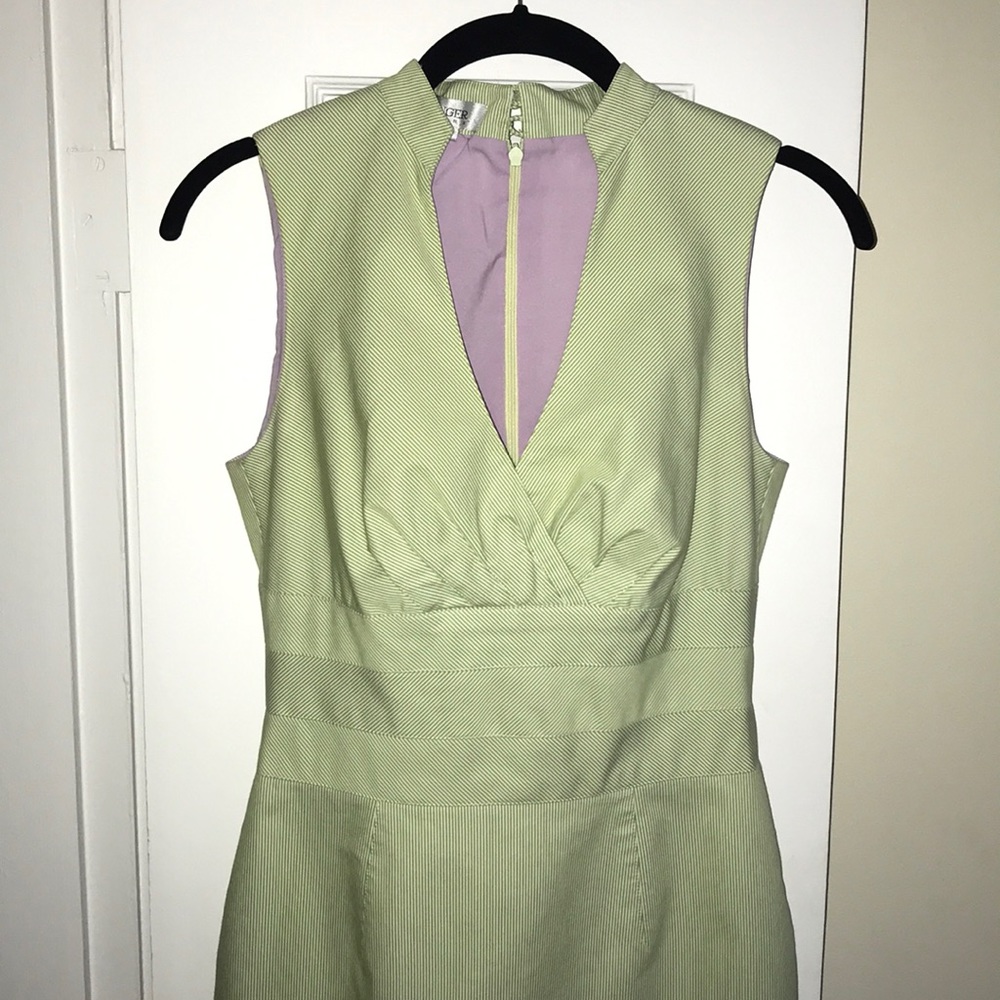 Kay Unger Striped Dress